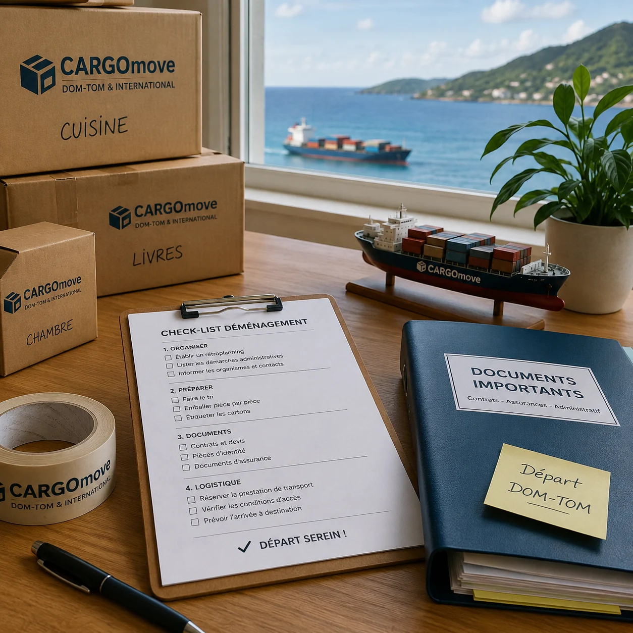 5. Conseils CARGOmove - Les conseils pratiques pour préparer sereinement son départ