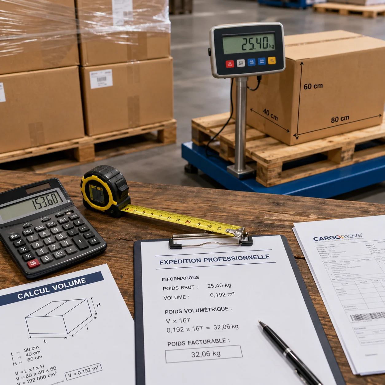 6. Transport de marchandises pour les professionnels - Comment calculer le volume et le poids d’une expédition professionnelle