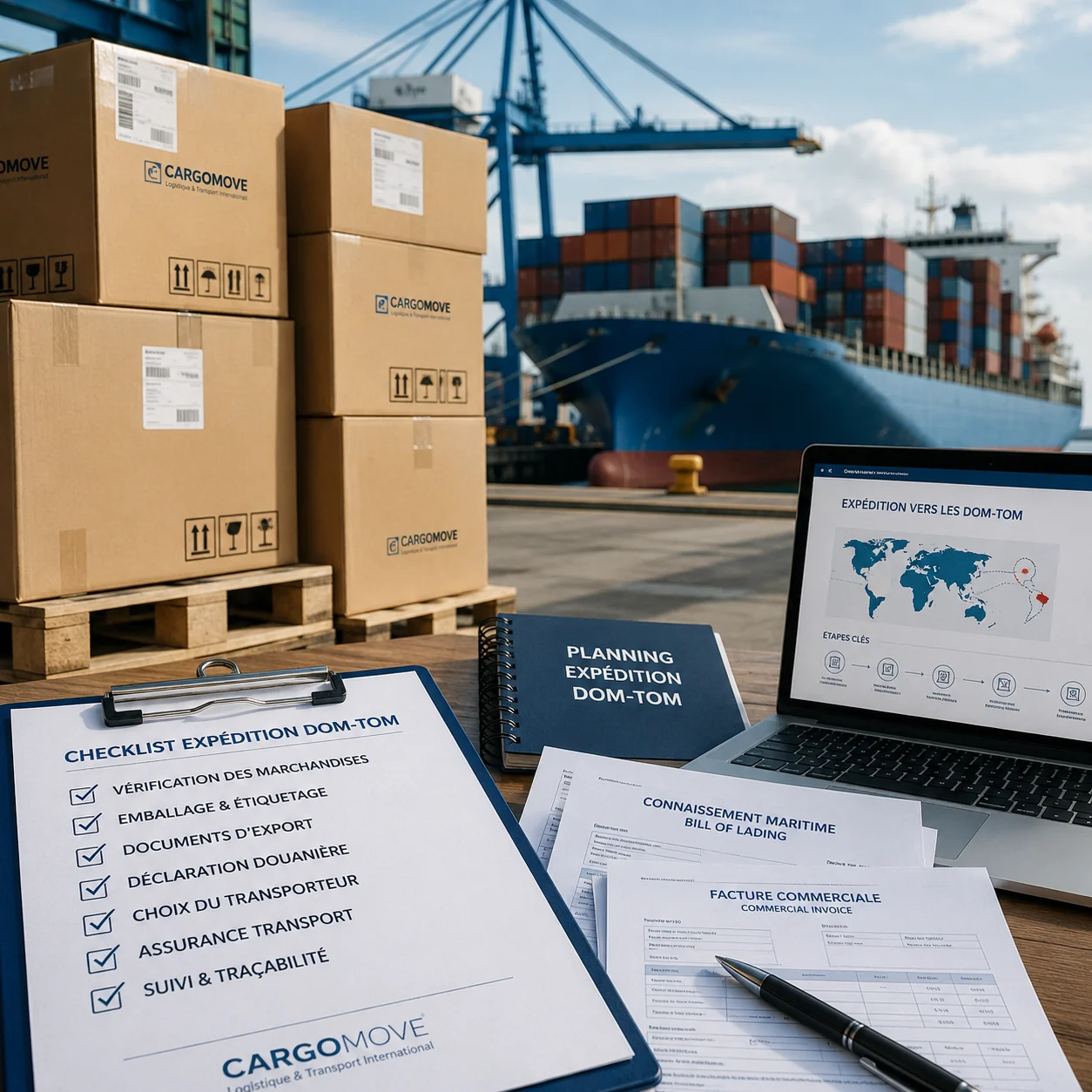 6. Transport de marchandises pour les professionnels - Comment organiser une expédition de marchandises vers les DOM-TOM