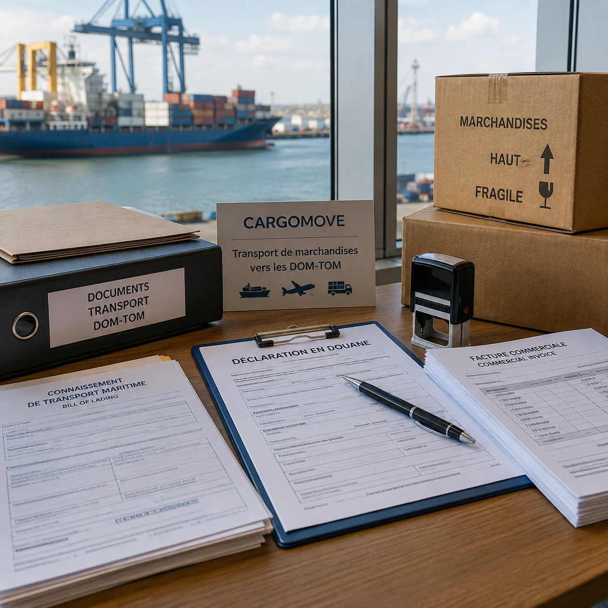 6. Transport de marchandises pour les professionnels - Quels documents préparer pour transporter des marchandises vers les DOM-TOM